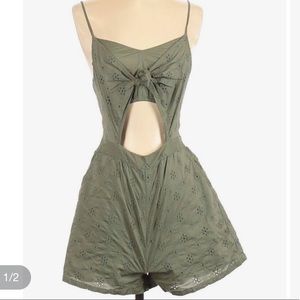 Aerie Green Romper